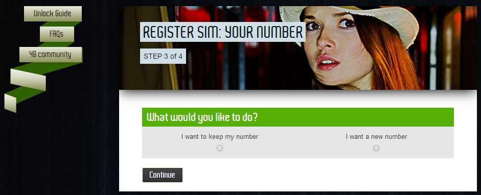Choose with number page